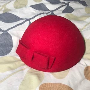 Red beret hat